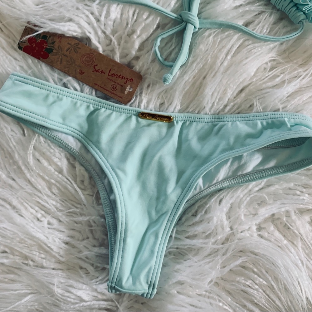 Light Blue Ruffle Bikini - Picture 5 of 5